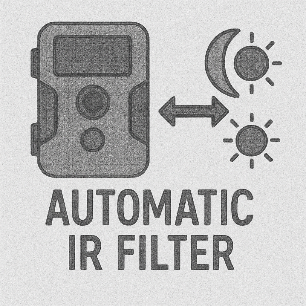 Automatic IR Filter in Trail Cameras